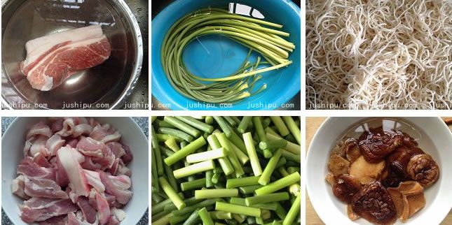 蒜苔燜面的做法 m.sk010.cn