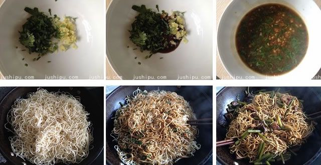 蒜苔燜面的做法 m.sk010.cn