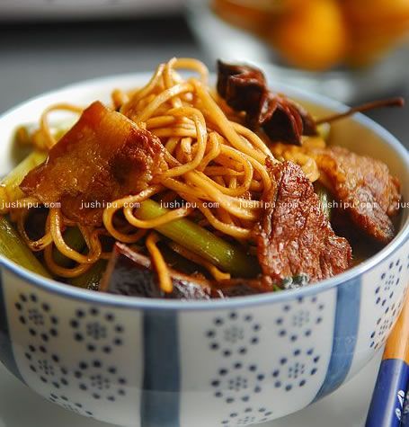 蒜苔燜面的做法 m.sk010.cn