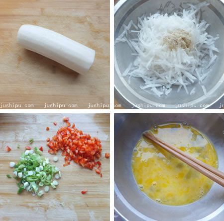 煎蘿卜絲餅的做法 m.sk010.cn