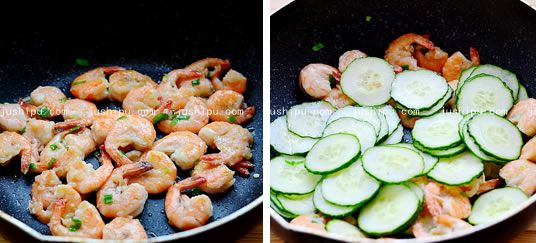 蝦仁炒瓜片的做法 m.sk010.cn