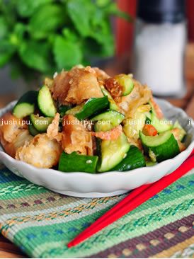 黃瓜拌油條的做法 黃瓜拌油條的做法