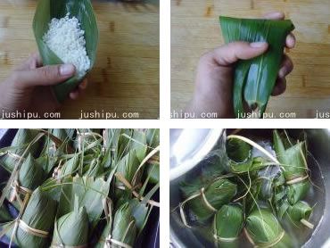 豆沙棗粽子的做法 m.sk010.cn