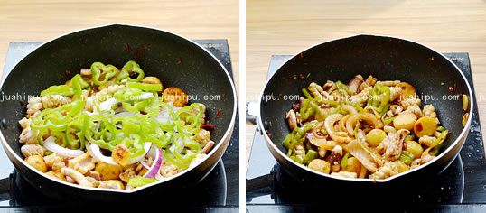 小土豆燒魷魚的做法 m.sk010.cn