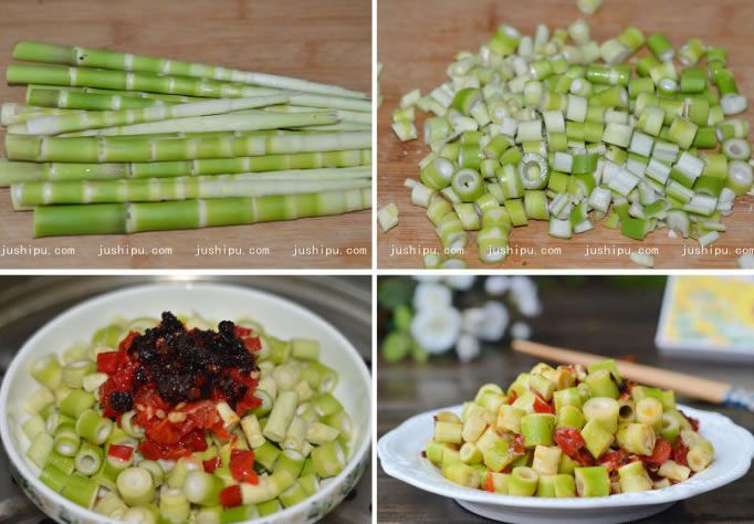 剁椒蒸春筍的做法 m.sk010.cn