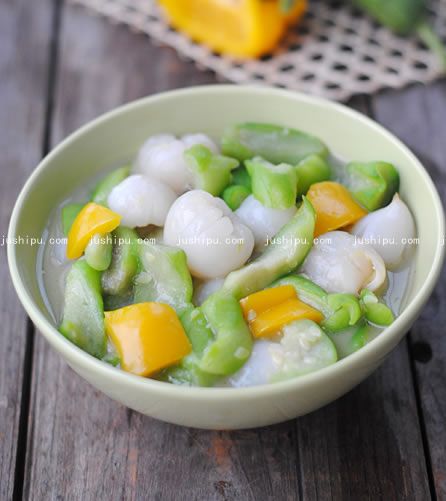 荔枝爆絲瓜的做法 m.sk010.cn