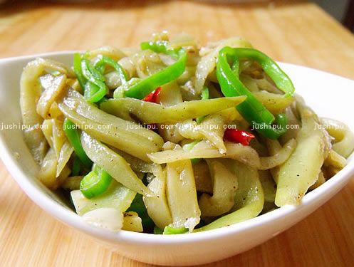 辣椒炒茄絲的做法 m.sk010.cn