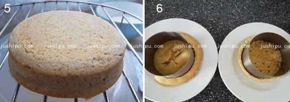 水蜜桃奶油小蛋糕的做法 m.sk010.cn