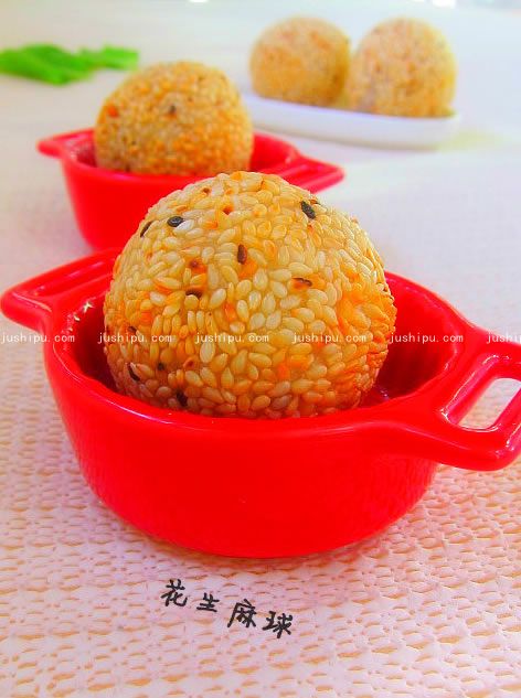 花生麻球的做法 m.sk010.cn