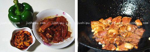 香辣甜椒炒肉片的做法 m.sk010.cn