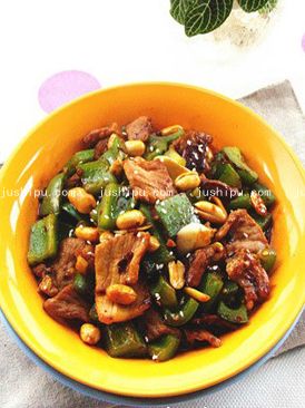 香辣甜椒炒肉片的做法 香辣甜椒炒肉片的做法