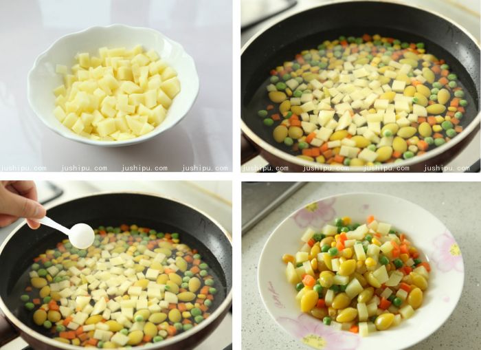 銀杏果醬雞丁的做法 m.sk010.cn