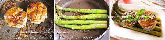 照燒三文魚配煎蘆筍的做法 m.sk010.cn