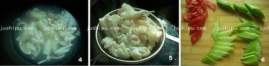 芥藍(lán)爆魷魚的做法 m.sk010.cn