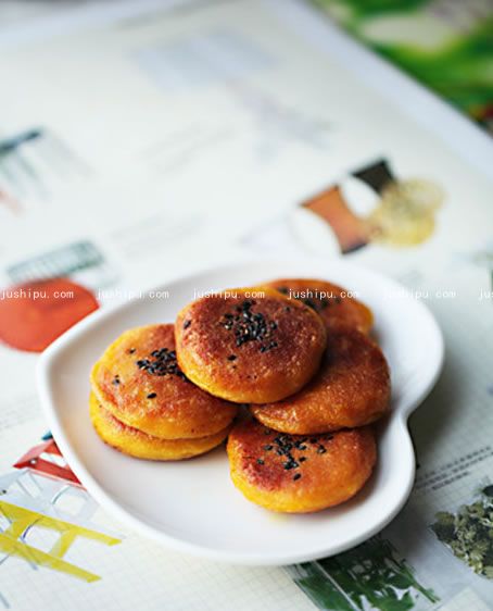 葡萄干南瓜餅的做法 m.sk010.cn