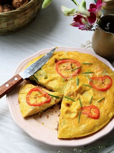 西葫蘆烘蛋的做法 m.sk010.cn