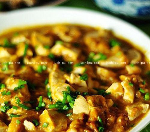 素蟹粉豆腐的做法 m.sk010.cn