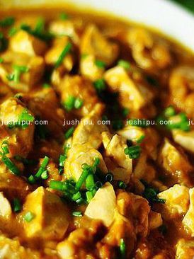 素蟹粉豆腐的做法 素蟹粉豆腐的做法