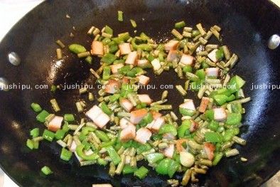 酸豆角炒圓椒的做法 m.sk010.cn