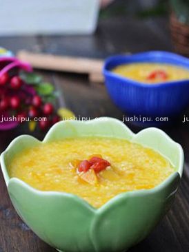 美食天下早餐 南瓜小米粥的做法 美食天下早餐 南瓜小米粥的做法