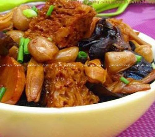 家常菜 四喜烤麩的做法 家常菜 四喜烤麩的做法