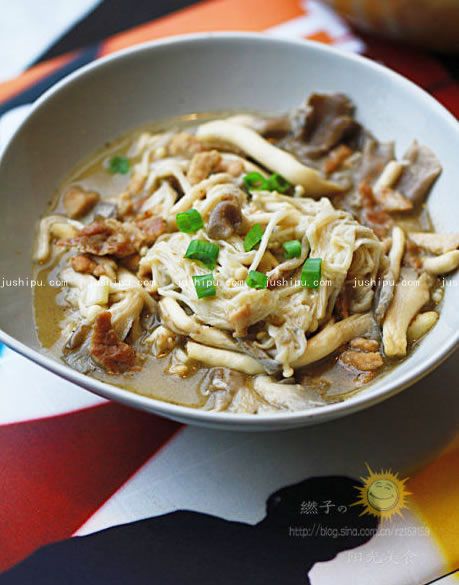 肉絲炒雙菇的做法 m.sk010.cn