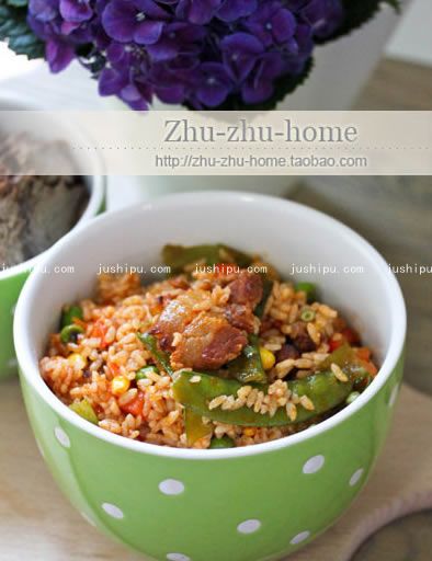 辣醬五花肉什錦炒飯的做法 m.sk010.cn