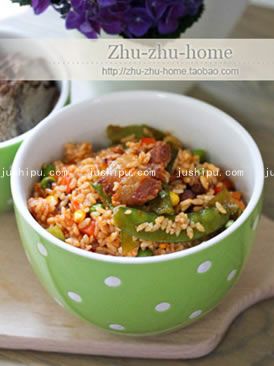 辣醬五花肉什錦炒飯的做法 辣醬五花肉什錦炒飯的做法