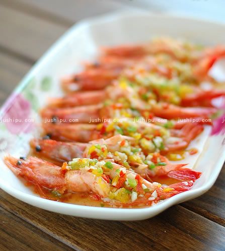 彩椒蒸對蝦的做法 m.sk010.cn