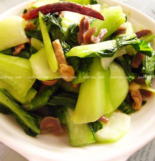 鹽水鴨胗炒青菜的做法 m.sk010.cn