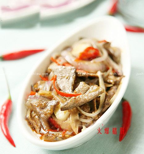 火爆豬肝的做法 m.sk010.cn