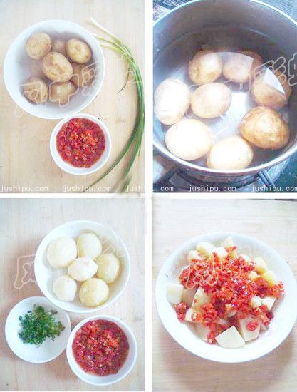 剁椒蒸土豆的做法 m.sk010.cn