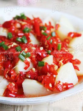 剁椒蒸土豆的做法 剁椒蒸土豆的做法