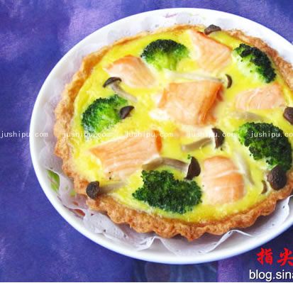 鮭魚西蘭花蛋奶糕的做法 m.sk010.cn