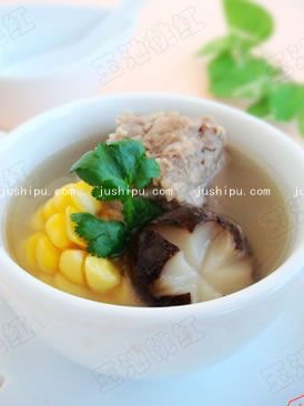 玉米香菇排骨湯的做法 玉米香菇排骨湯的做法