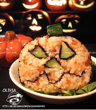 南瓜燈魚子醬壽司的做法 m.sk010.cn