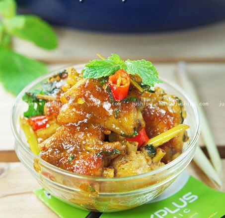 香茅咖喱雞翅的做法 m.sk010.cn