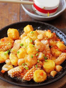 宴客菜 鐵板三鮮的做法 宴客菜 鐵板三鮮的做法