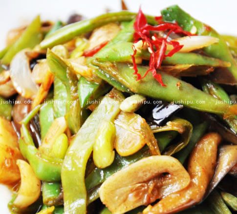豆角燒茄條的做法 m.sk010.cn