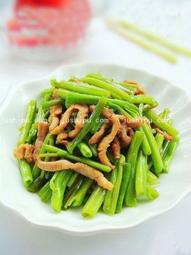 空心菜梗炒肉絲的做法 空心菜梗炒肉絲的做法
