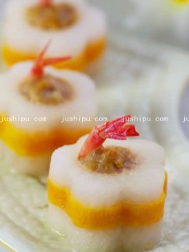 花式蘿卜釀蝦球的做法 花式蘿卜釀蝦球的做法
